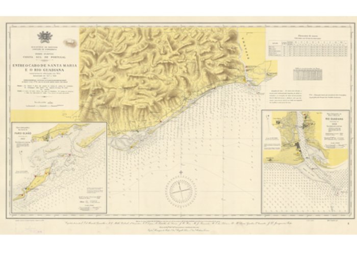 1938 Carta histórica de Cabo Sta. Maria Guadiana
