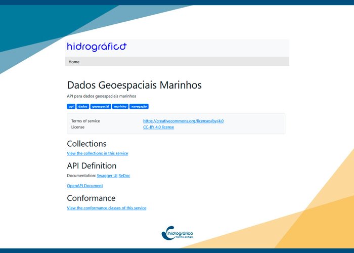 The Hydrographic Institute implements the OGC API standard