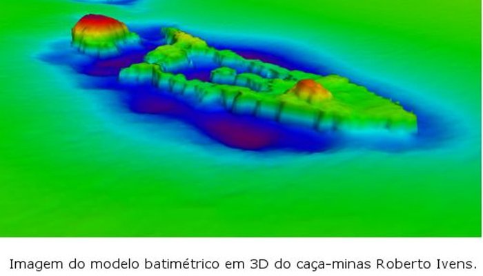 20160323 IH realiza levantamento hidrografico referenciacao destrocos minas Roberto Ivens 