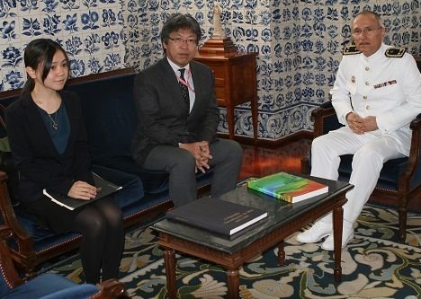 20160608 Visita Delegacao Embaixada Japao Instituto Hidrografico