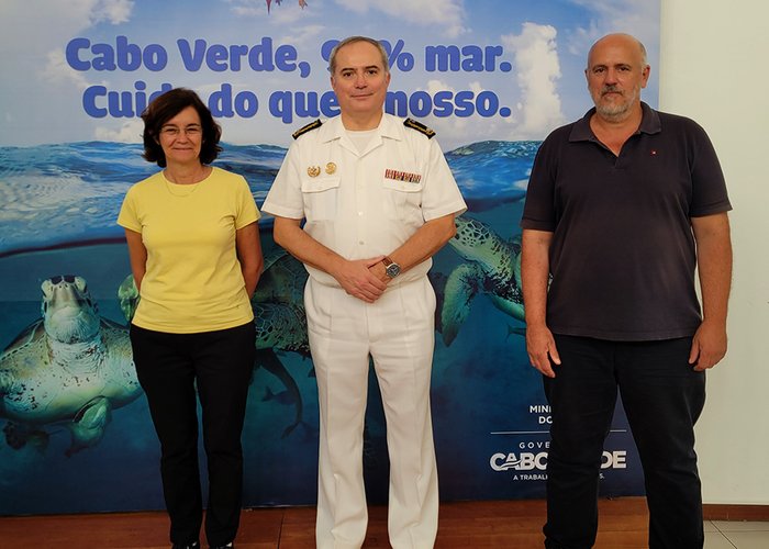 Diretor-Geral do Instituto Hidrográfico visita Cabo Verde