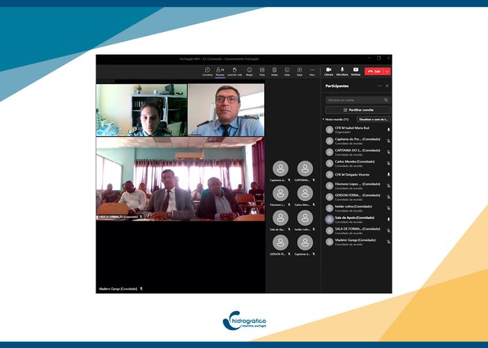 Formação em Informação de Segurança Marítima pelo Instituto Hidrográfico