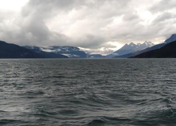 Imagem do local onde se situa a fronteira entre Chile e Argentina 