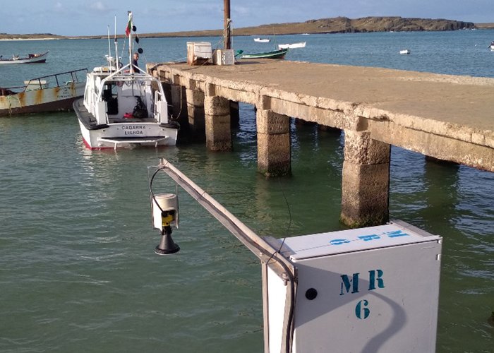 Instalação do marégrafo no Porto de Sal-Rei