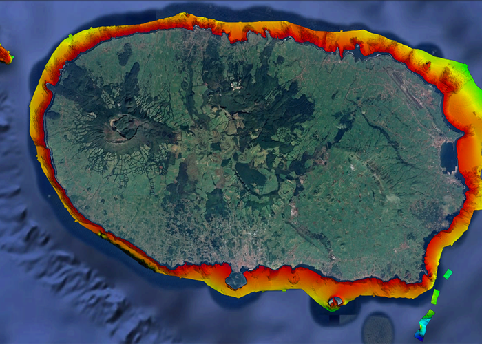 Levantamento Hidrográfico na Ilha Terceira