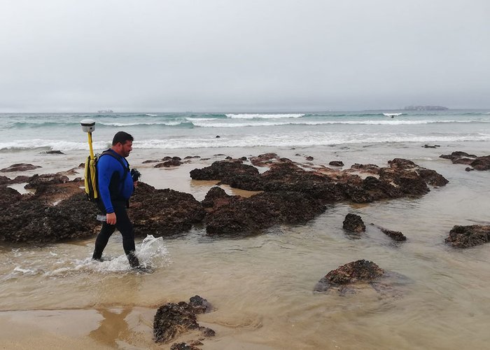 Levantamento Topográfico na Praia de S. Torpes – 4ª Campanha 2021