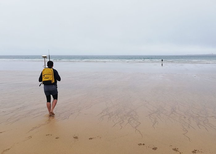 Levantamento Topográfico na Praia de S. Torpes – 4ª Campanha 2021