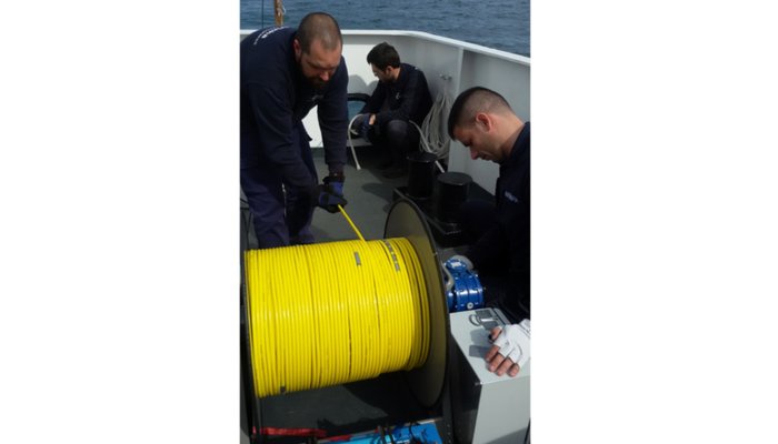 Missão de treinos de equipamentos utilizados na deteção e identificação de objectos no fundo do mar