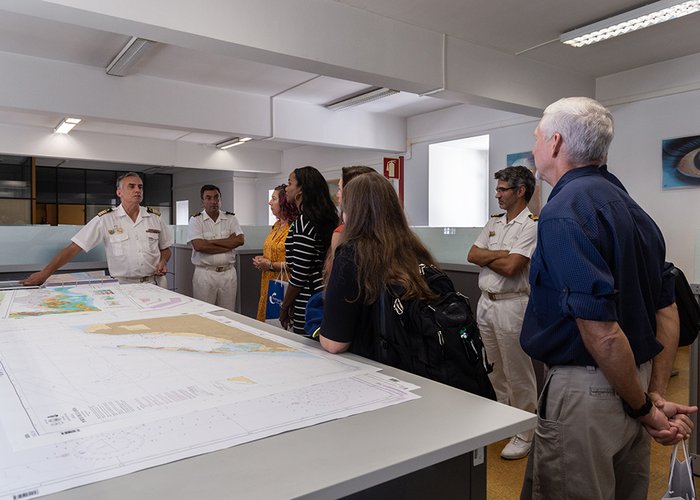 Naval Oceanographic Office da U.S. Navy visita o Instituto Hidrográfico