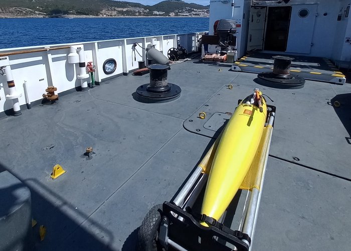 Recuperação do Glider da Plataforma Oceânica das Ilhas Canárias