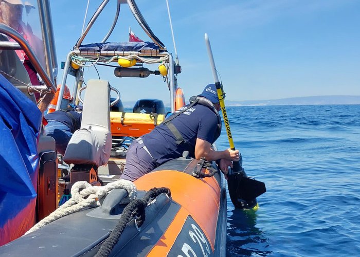 Recuperação do glider “Caldas” após missão