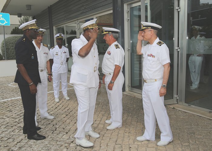 Visita ao IH do Estado-Maior da Marinha Nacional da Costa do Marfim.