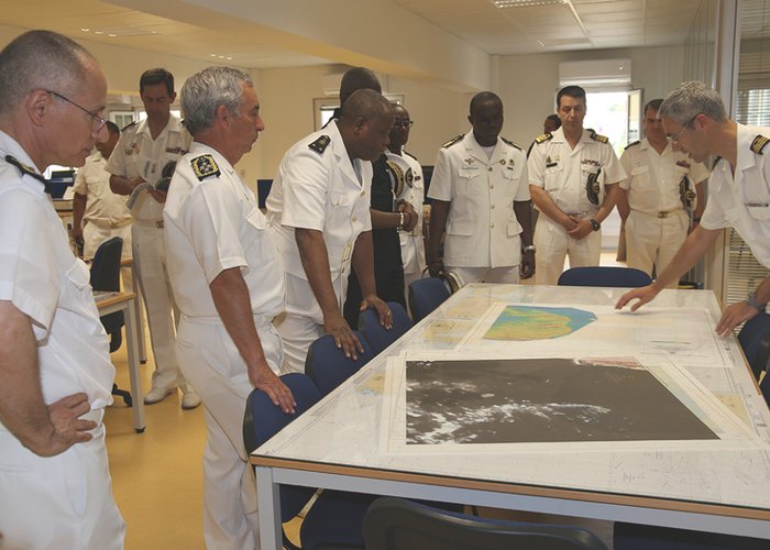 Visita ao IH do Estado-Maior da Marinha Nacional da Costa do Marfim.